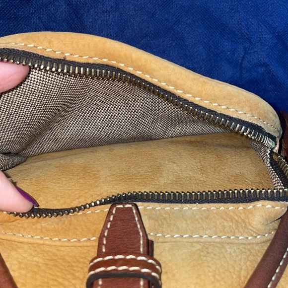 Dooney & Bourke Medium Nubuck Drawstring Backpack - Picture 9 of 16